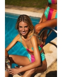 Emma shiny multicolor top
