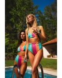 Emma shiny multicolor top