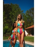 Emma shiny multicolor top