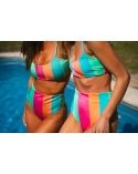 Emma shiny multicolor top
