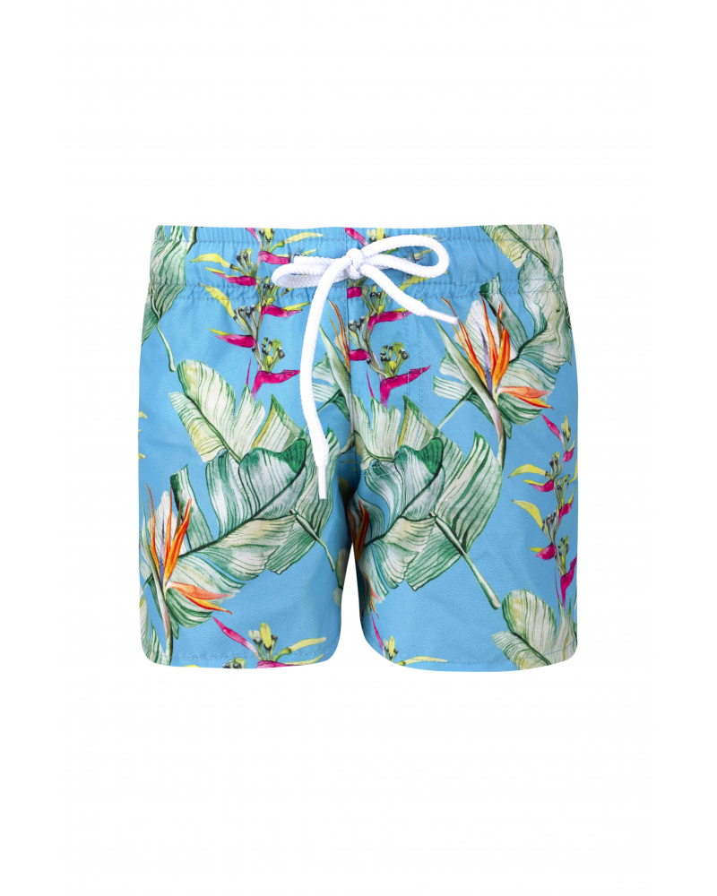 Swim Shorts Tropical Blue