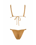 Sofia Gold Bikini Top 