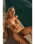 Sofia Gold Bikini Top 