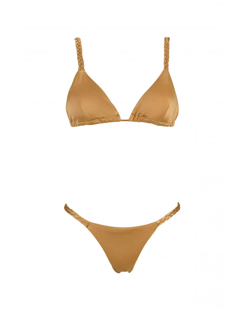 Sofia Gold Bikini Bottom 