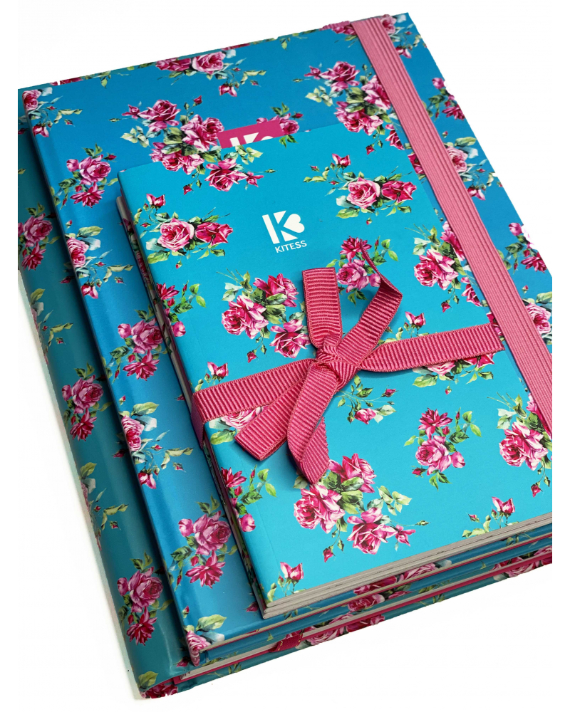 Notebook Roses Blue